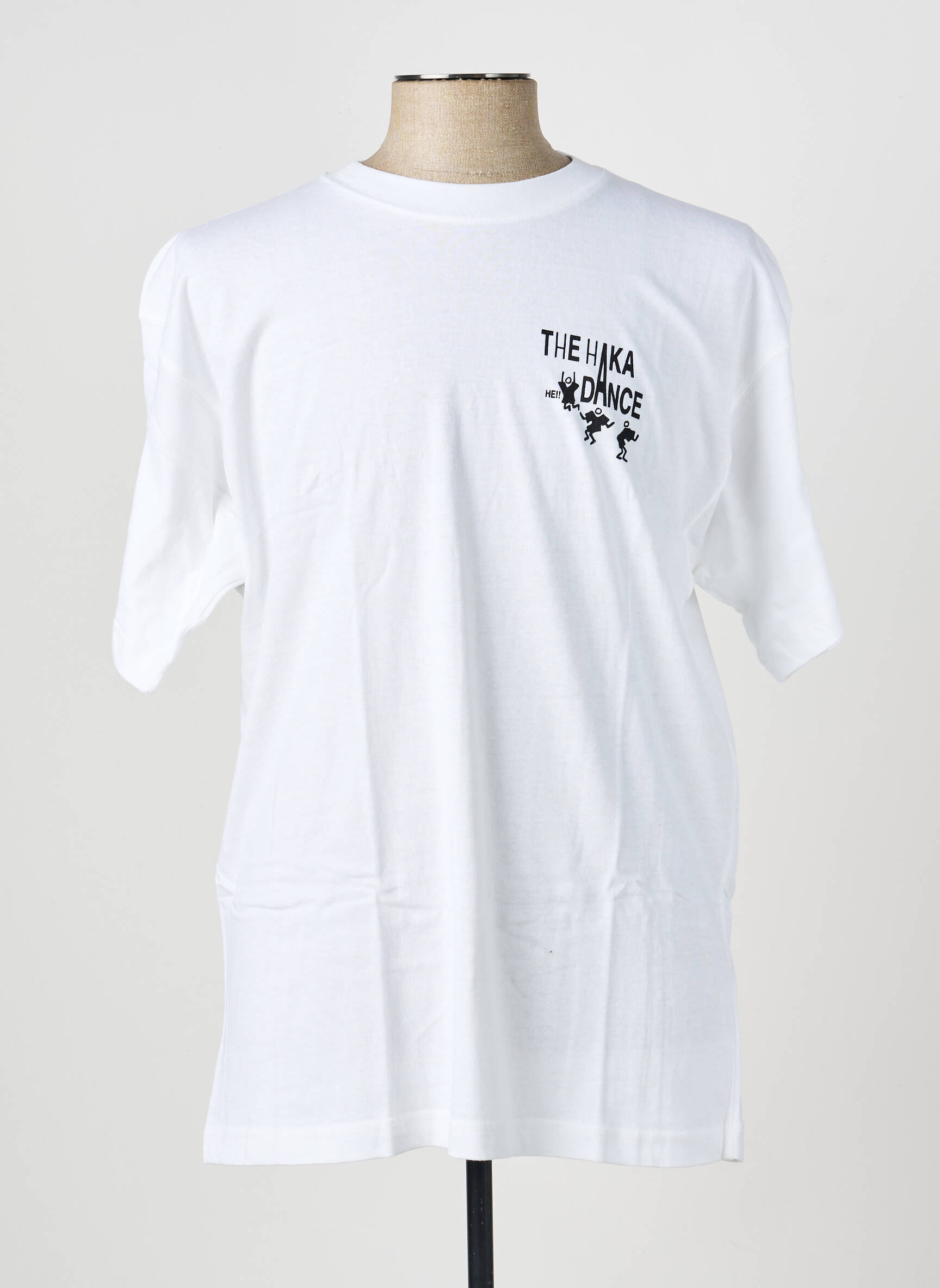 T-shirt coupe droite manches courtes blanc CLOUD'S homme