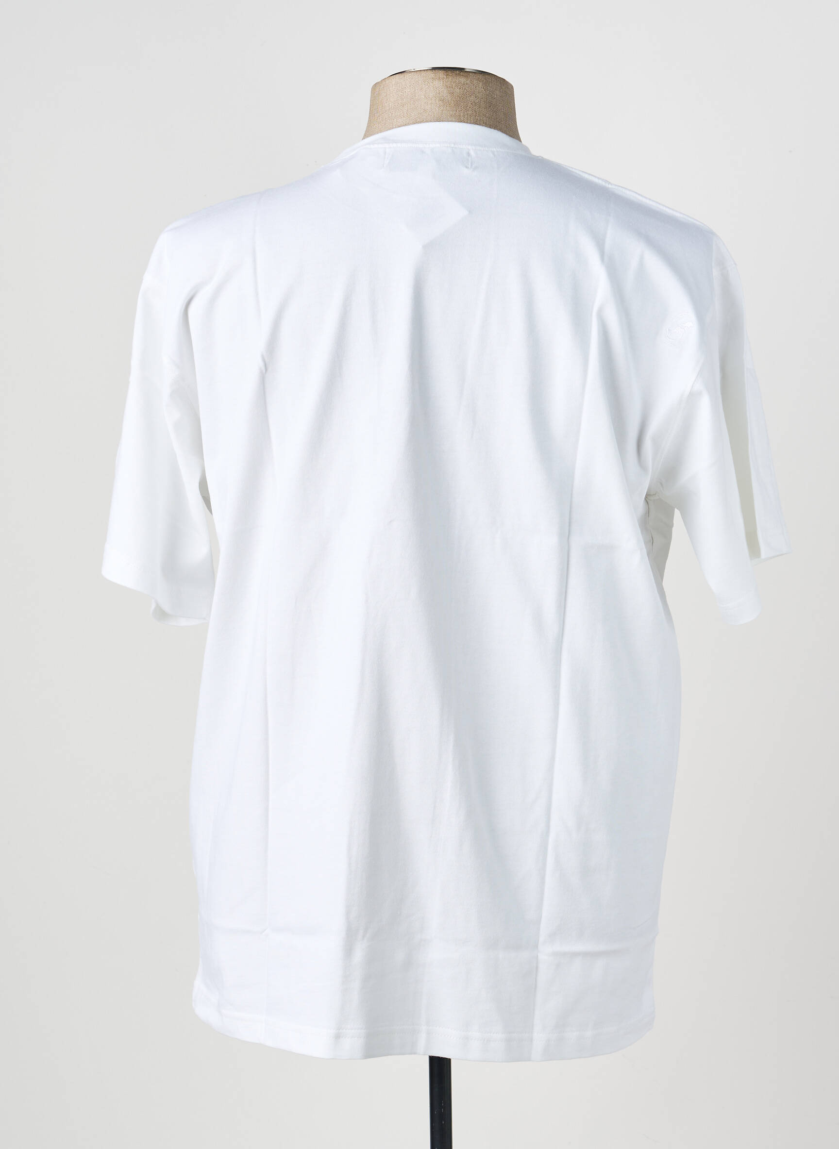 T-shirt broderie manches courtes blanc COMPTOIR DU RUGBY homme