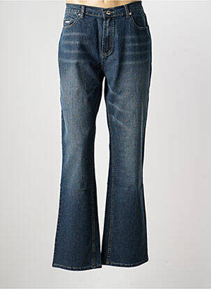 Jeans coupe droite stretch taille normale bleu CLOUD'S femme