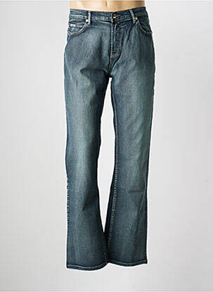 Jeans coupe droite broderie rivets taille normale bleu CLOUD'S femme