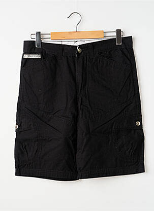 Bermuda tissage popeline taille normale noir COMPTOIR DU RUGBY homme