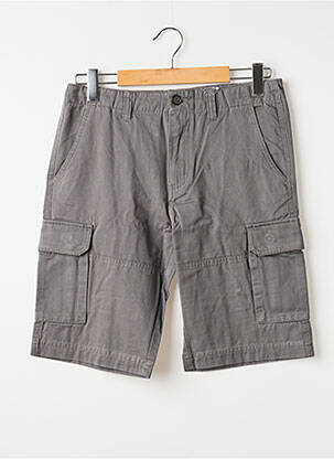 Bermuda multipoches taille normale gris CLOUD'S homme