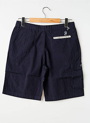 Bermuda tissage popeline taille normale bleu COMPTOIR DU RUGBY homme