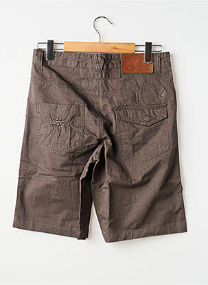 Bermuda tissage popeline taille normale marron COMPTOIR DU RUGBY homme