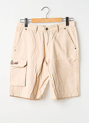 Bermuda tissage popeline taille normale beige ERIC TABARLY homme