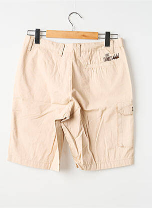 Bermuda tissage popeline taille normale beige ERIC TABARLY homme