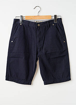 Bermuda tissage popeline taille normale bleu COMPTOIR DU RUGBY homme