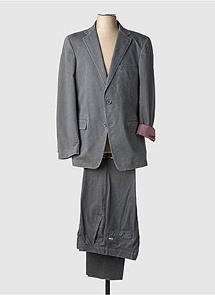 Costume de ville manches longues gris BRUNO SAINT HILAIRE homme