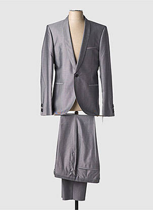 Costume de ville manches longues gris HUGO BOSS homme