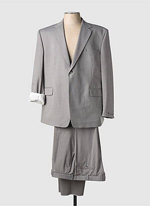 Costume de ville manches longues gris BRUNO SAINT HILAIRE homme