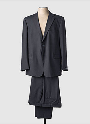 Costume de ville manches longues bleu BRUNO SAINT HILAIRE homme
