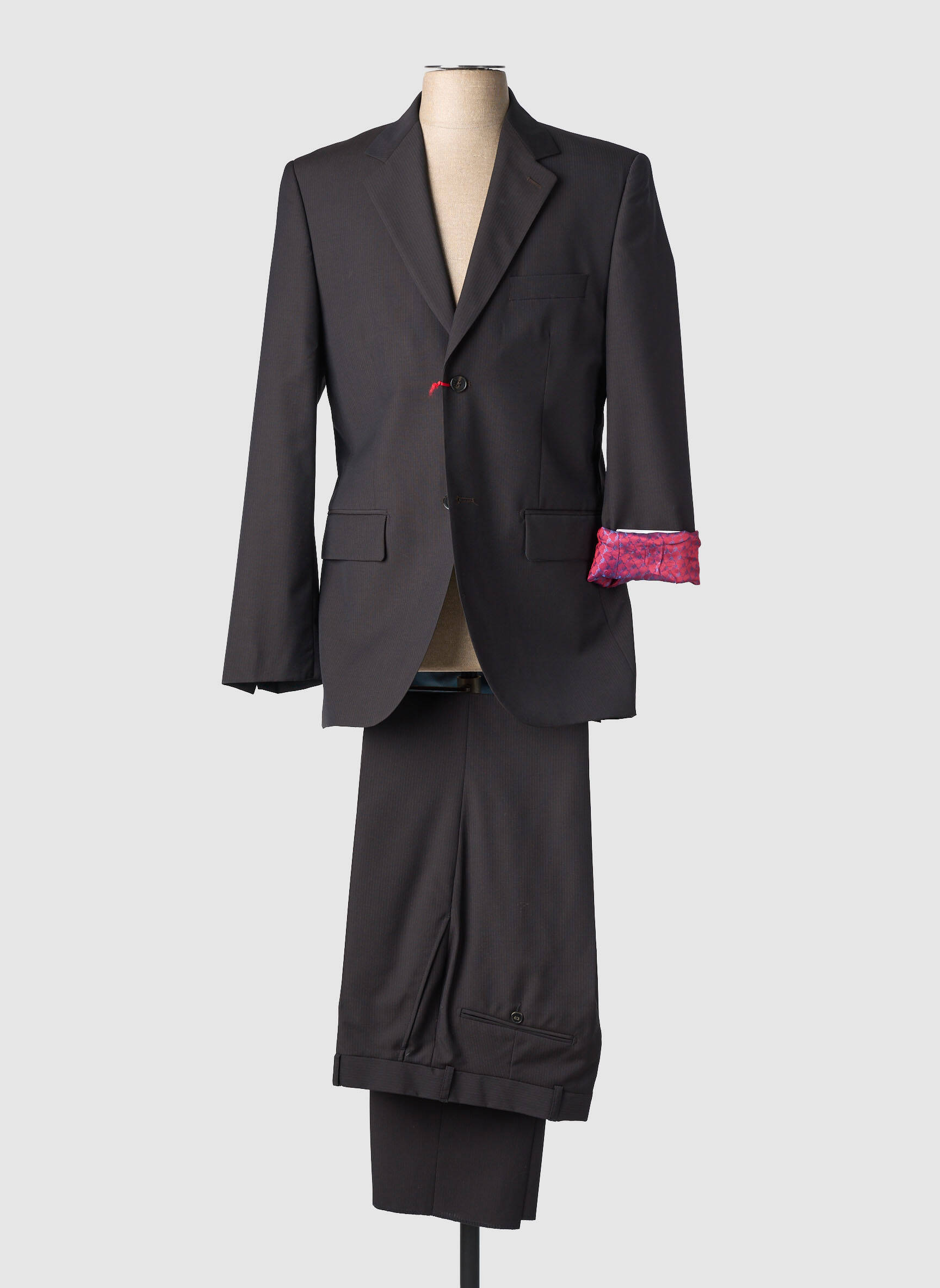 Costume de ville manches longues noir CHRISTIAN LACROIX homme