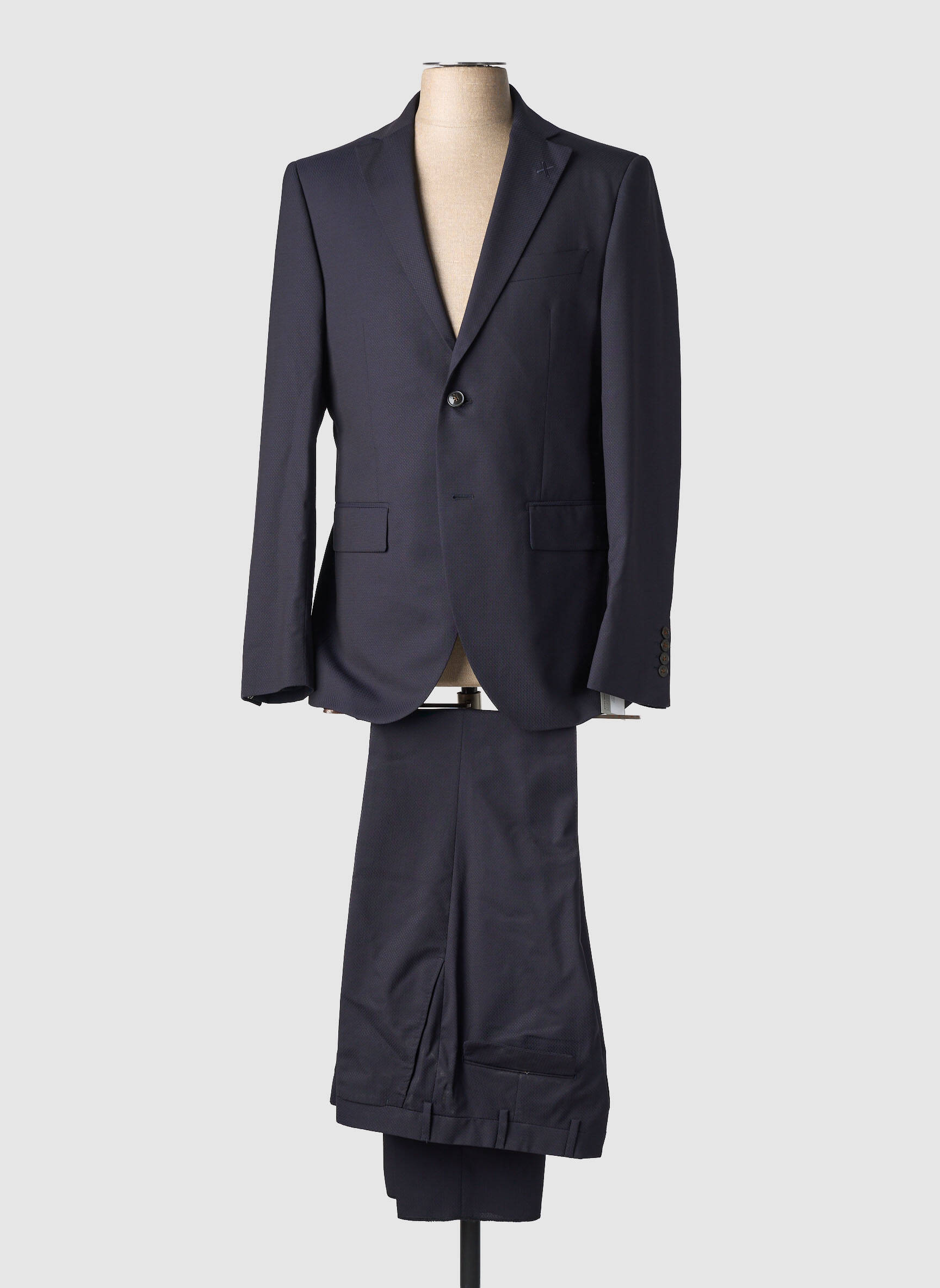 Costume de ville manches longues bleu CHRISTIAN LACROIX homme