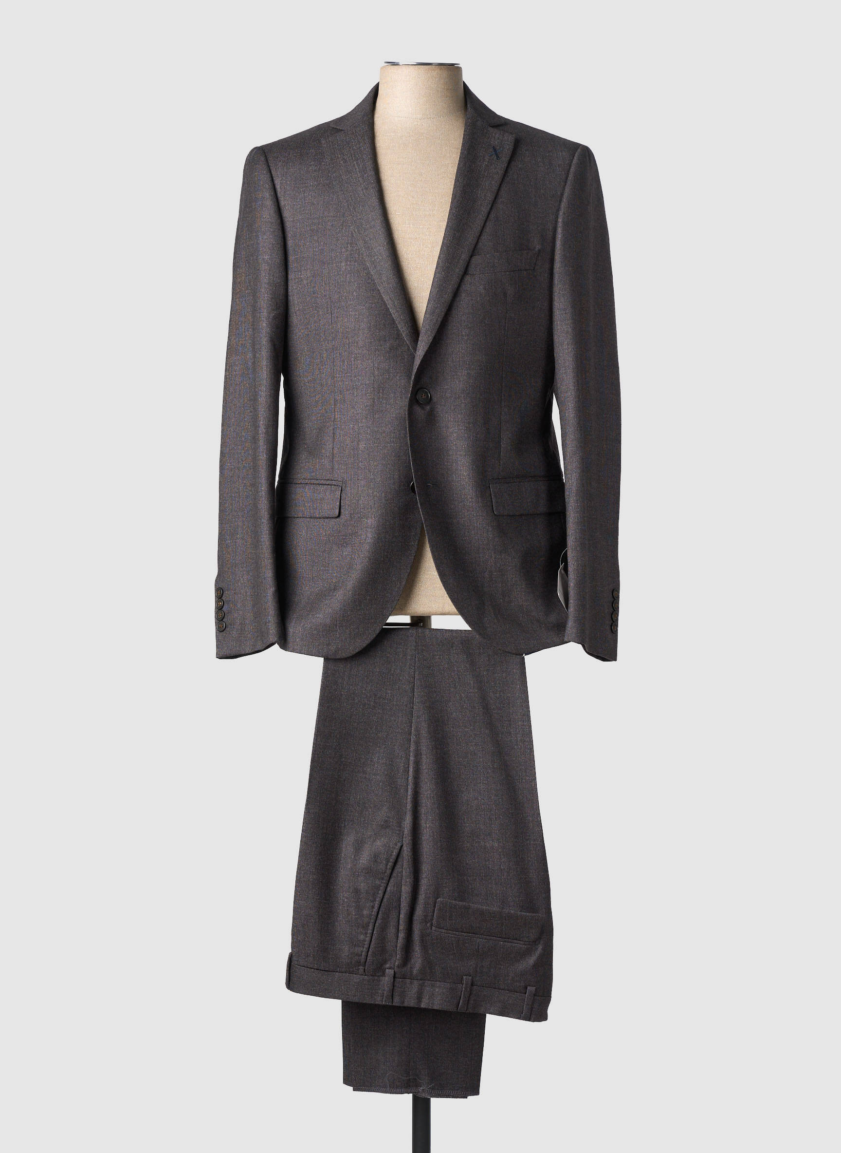 Costume de ville manches longues gris CHRISTIAN LACROIX homme