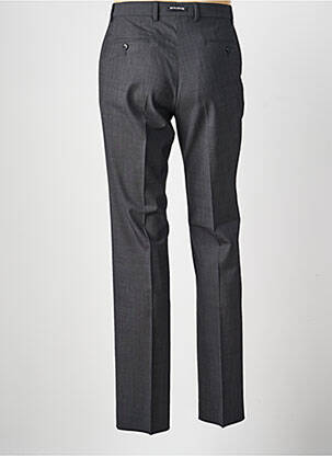Pantalon slim tissage chiné taille normale gris BRUNO SAINT HILAIRE homme