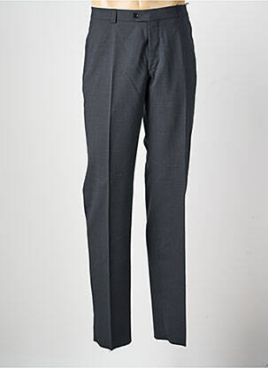 Pantalon slim taille à pinces taille normale gris BRUNO SAINT HILAIRE homme