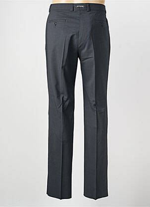 Pantalon slim taille à pinces taille normale gris BRUNO SAINT HILAIRE homme