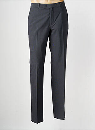 Pantalon slim taille à pinces taille normale gris BRUNO SAINT HILAIRE homme
