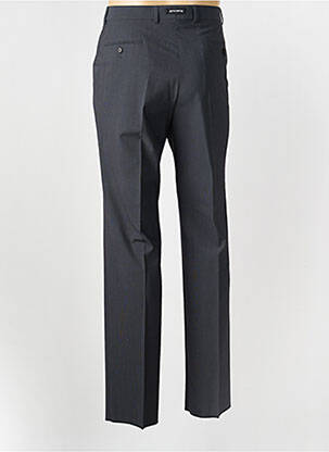 Pantalon slim taille à pinces taille normale gris BRUNO SAINT HILAIRE homme
