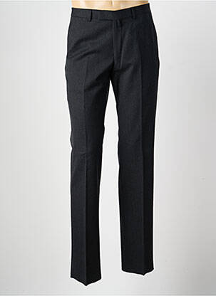 Pantalon slim tissage chiné taille normale gris BRUNO SAINT HILAIRE homme
