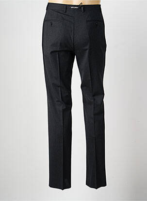 Pantalon slim tissage chiné taille normale gris BRUNO SAINT HILAIRE homme
