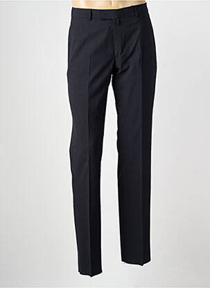Pantalon slim stretch taille normale bleu BRUNO SAINT HILAIRE homme