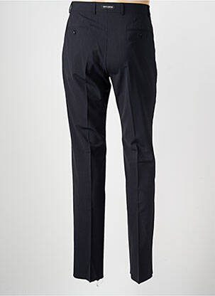 Pantalon slim stretch taille normale bleu BRUNO SAINT HILAIRE homme