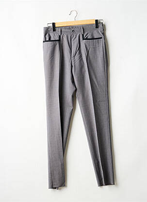 Pantalon slim tissage chiné taille basse gris KARL LAGERFELD homme