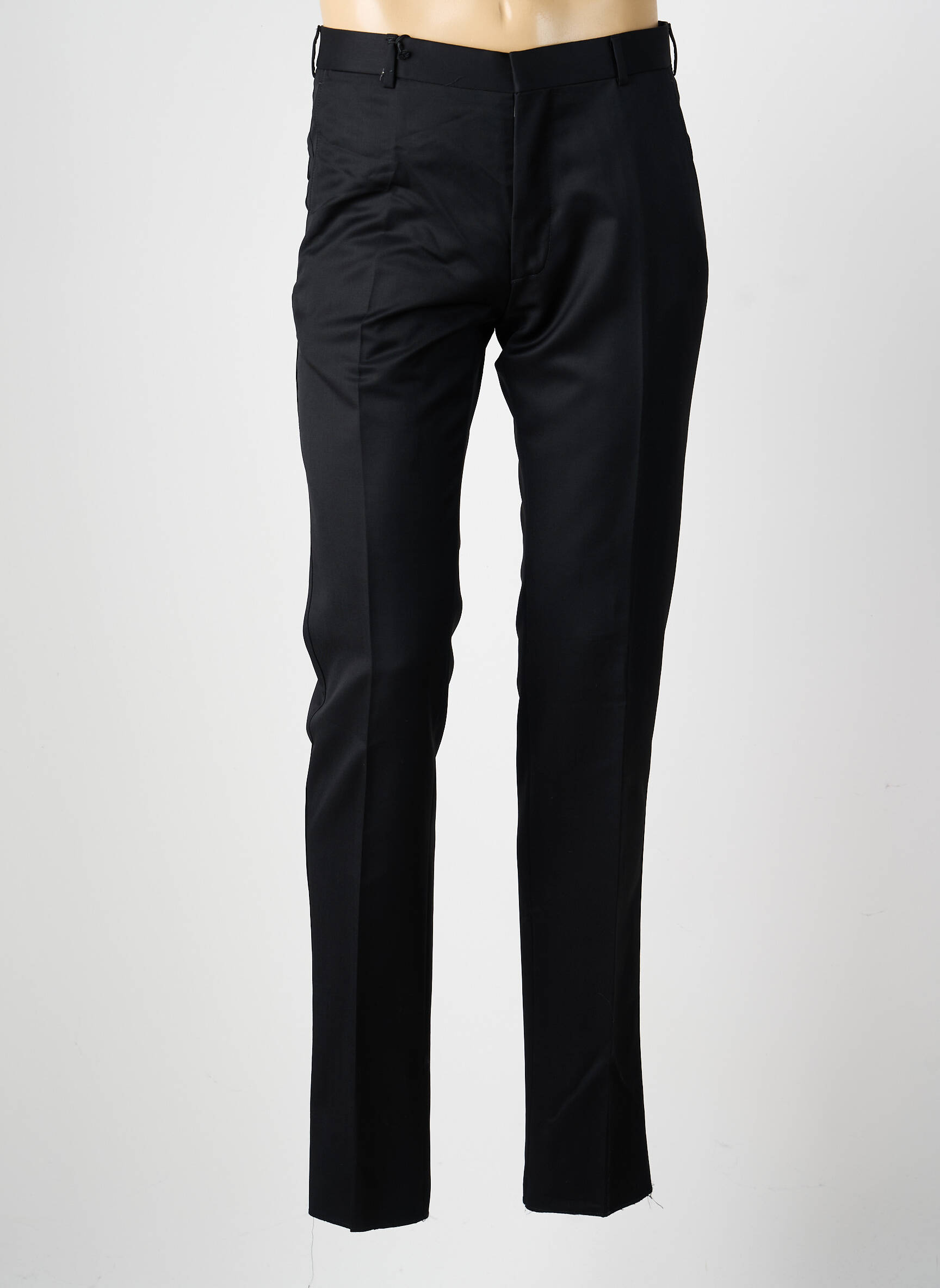 Pantalon slim tissage popeline taille normale noir CHRISTIAN LACROIX homme