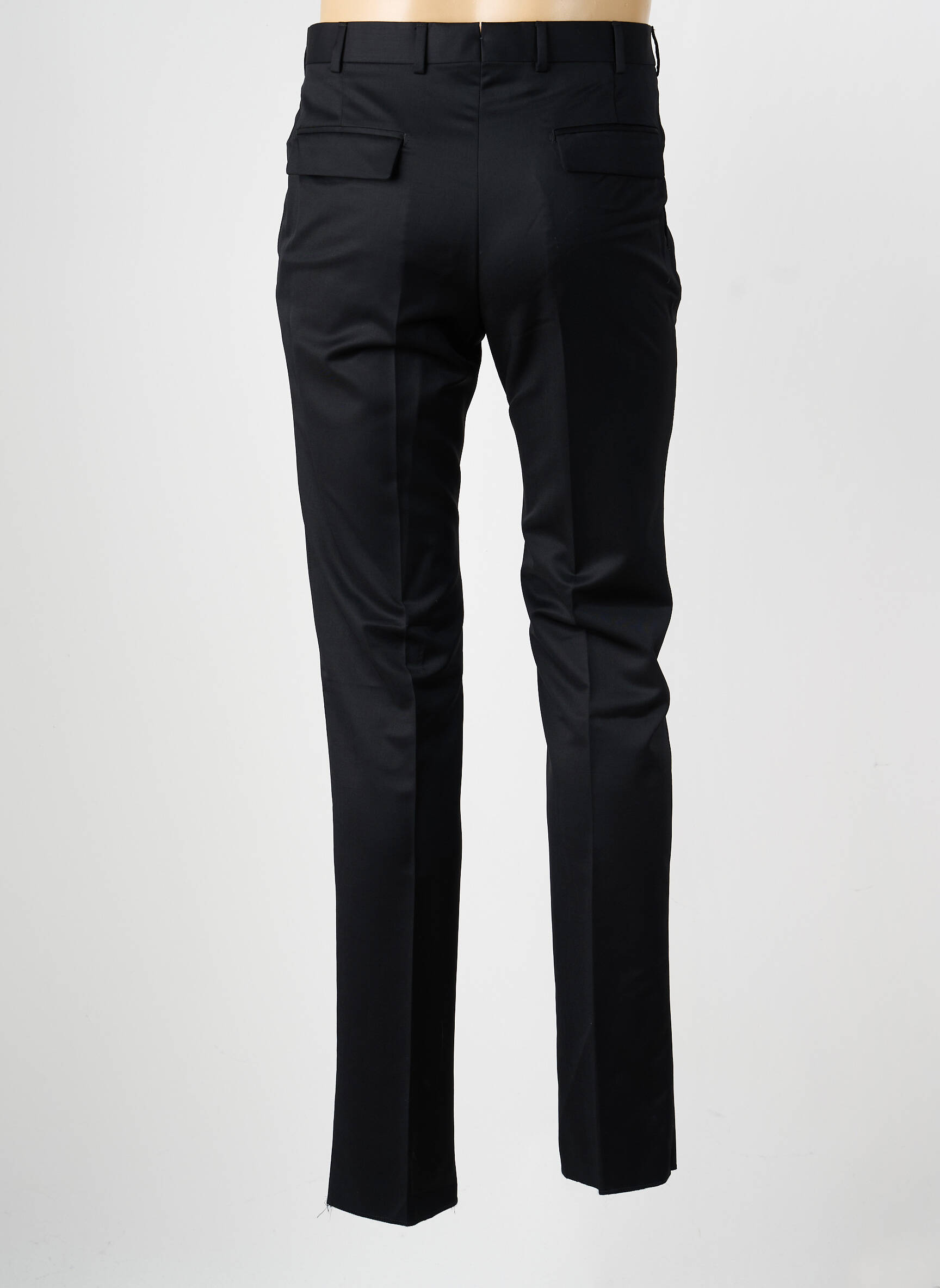 Pantalon slim tissage popeline taille normale noir CHRISTIAN LACROIX homme