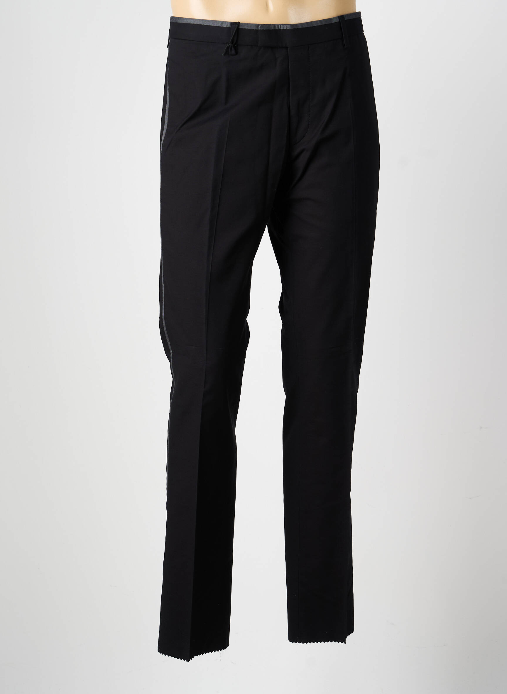 Pantalon slim tissage popeline taille normale noir STRELLSON homme
