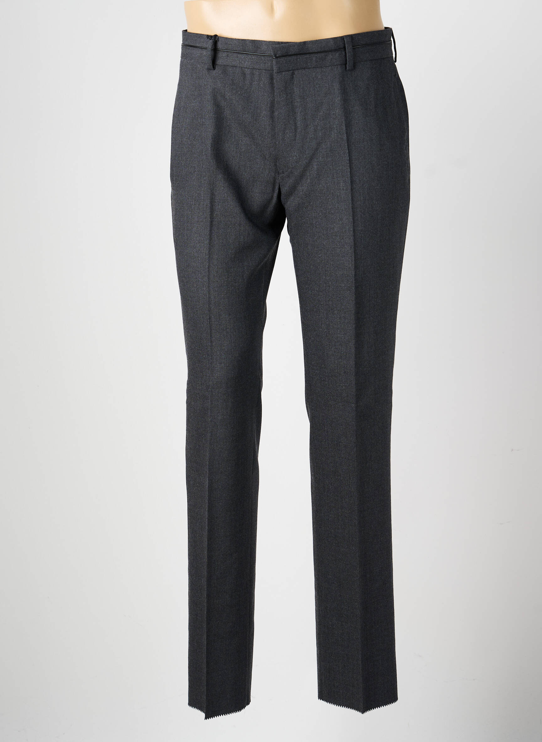 Pantalon slim tissage chiné taille normale gris KARL LAGERFELD homme