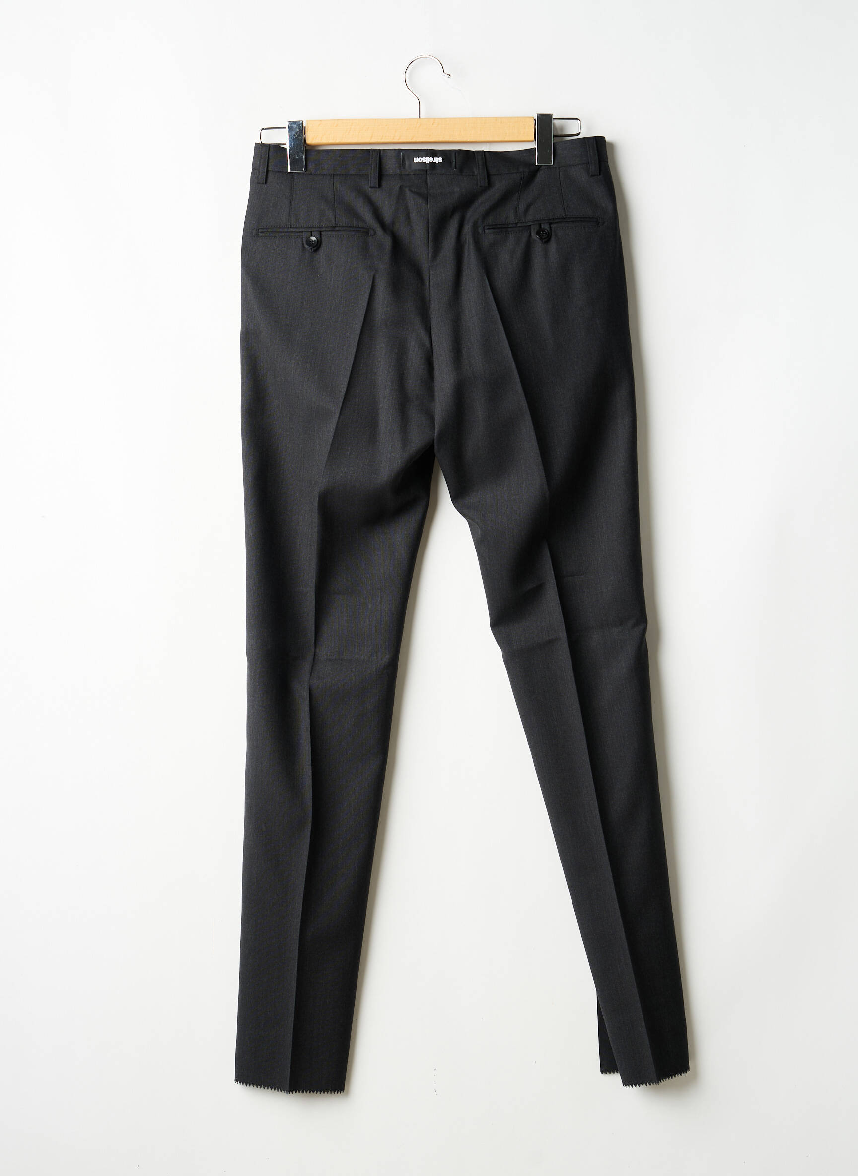 Pantalon slim tissage chiné taille normale gris STRELLSON homme