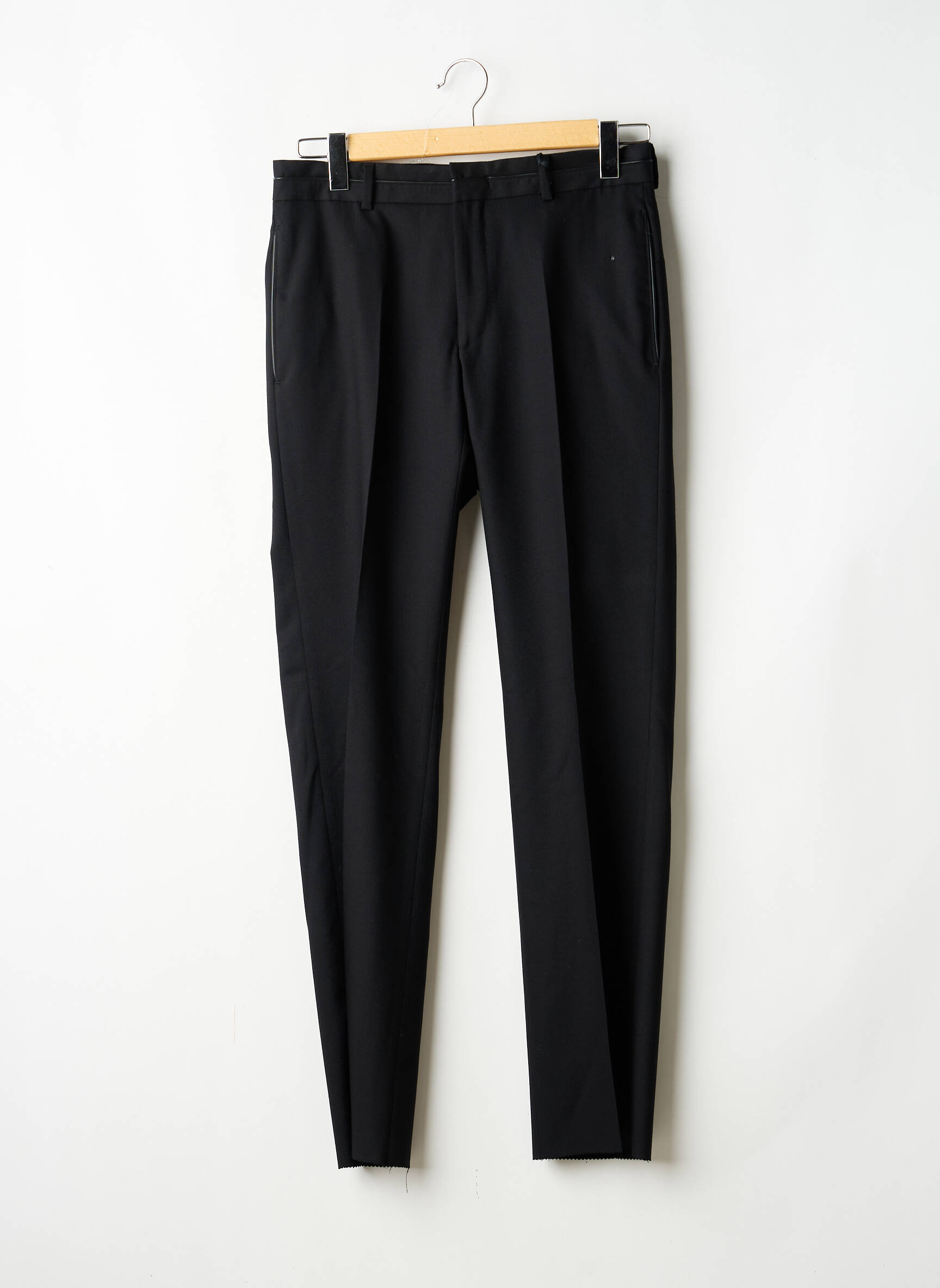 Pantalon slim taille à pinces taille normale noir KARL LAGERFELD homme
