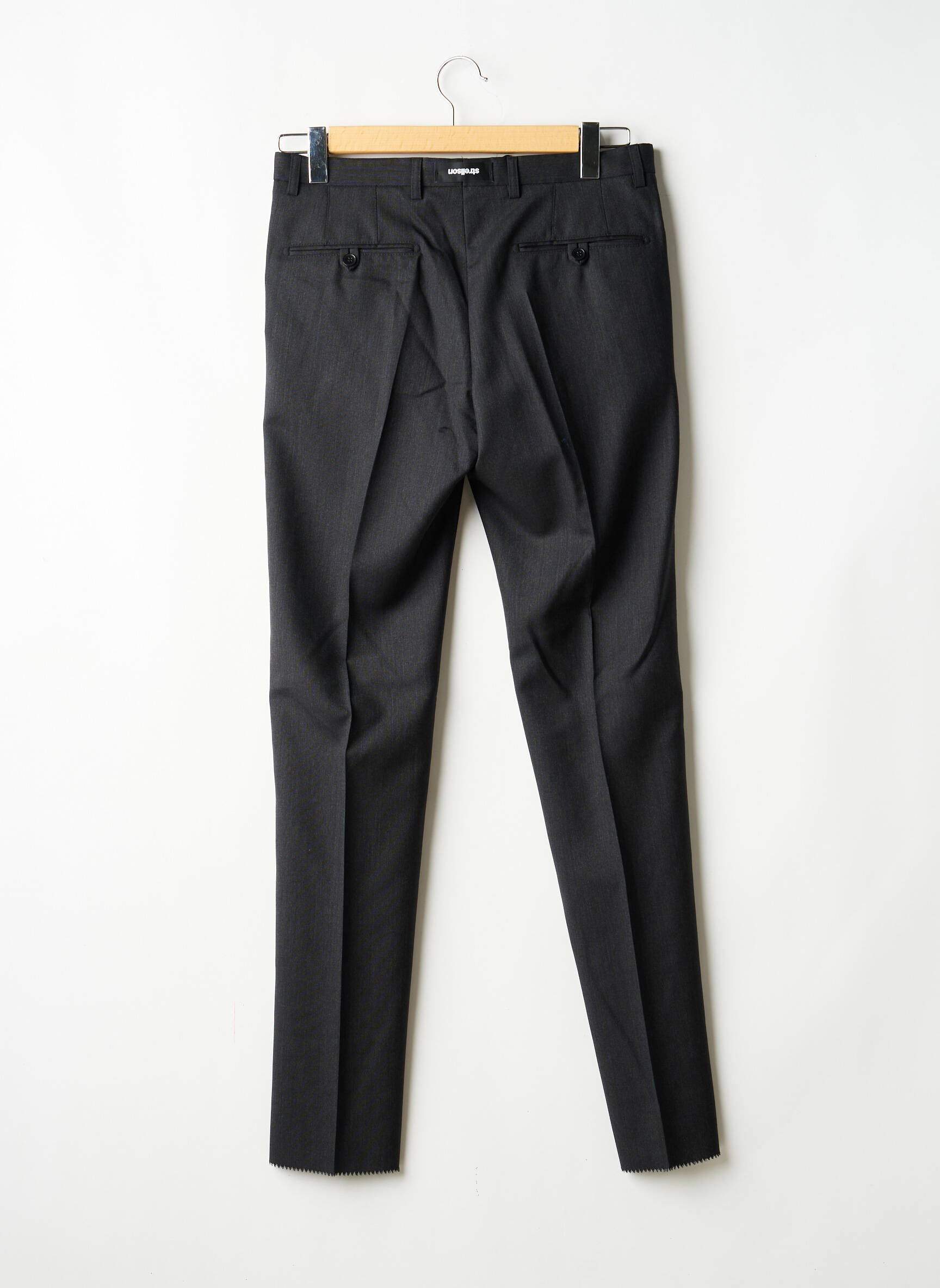 Pantalon slim tissage chiné taille normale gris STRELLSON homme