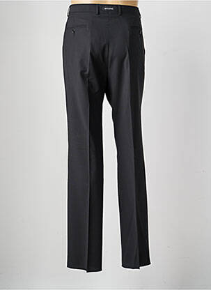 Pantalon droit tissage popeline taille normale noir SAINT HILAIRE homme