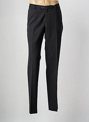 Pantalon droit tissage popeline taille normale noir SAINT HILAIRE homme