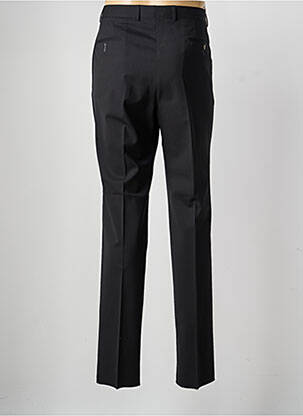 Pantalon droit tissage popeline taille normale noir SAINT HILAIRE homme