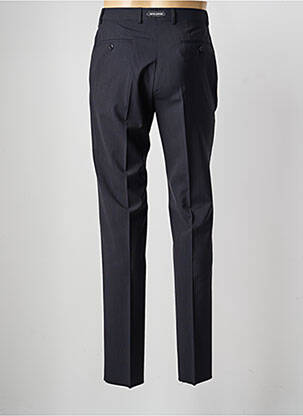 Pantalon droit fermeture zippée sous rabat avec crochet taille normale bleu SAINT HILAIRE homme