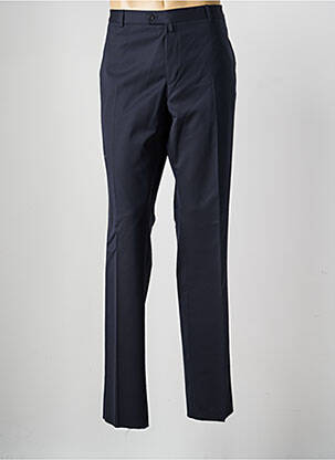 Pantalon droit tissage popeline taille normale bleu SAINT HILAIRE homme