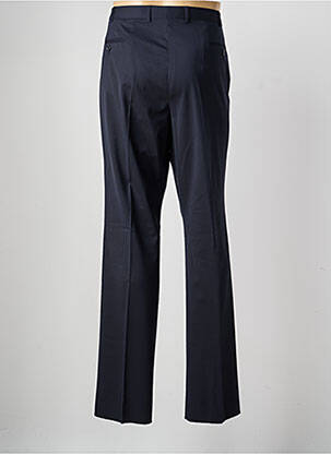 Pantalon droit tissage popeline taille normale bleu SAINT HILAIRE homme