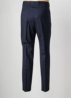 Pantalon droit taille à pinces taille normale bleu SAINT HILAIRE homme