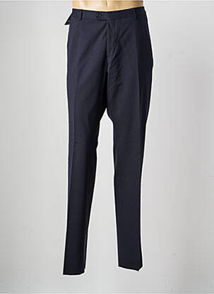 Pantalon droit tissage popeline taille normale bleu SAINT HILAIRE homme