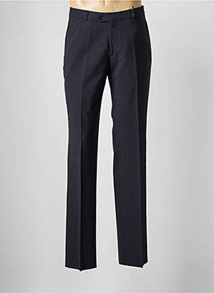 Pantalon droit tissage popeline taille normale bleu SAINT HILAIRE homme