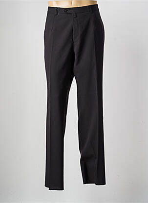Pantalon droit tissage popeline taille normale noir SAINT HILAIRE homme