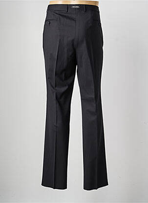 Pantalon droit taille à pinces taille normale noir SAINT HILAIRE homme