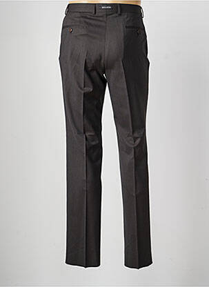 Pantalon droit taille à pinces taille normale gris SAINT HILAIRE homme