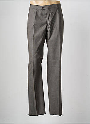 Pantalon droit tissage chiné taille normale gris SAINT HILAIRE homme