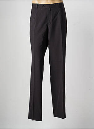 Pantalon droit tissage popeline taille normale noir SAINT HILAIRE homme