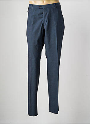 Pantalon droit tissage chiné taille normale bleu SAINT HILAIRE homme